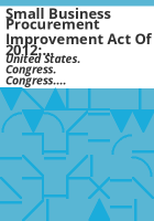 Small_Business_Procurement_Improvement_Act_of_2012